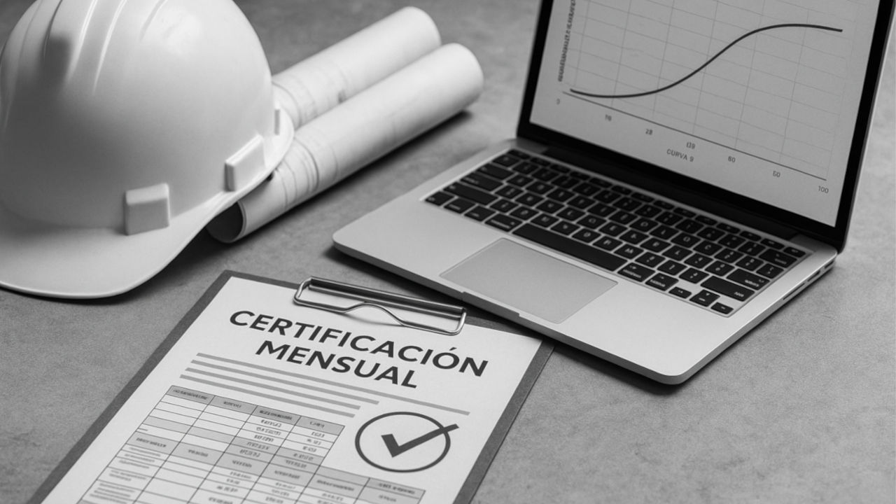Certificaciones de obra: mensual, final y control económico por curva S